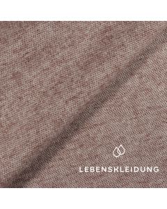 Re-Life cotton flannel - Bordeaux - Gray