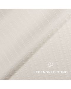 Re-Life Coton Seersucker - Blanc