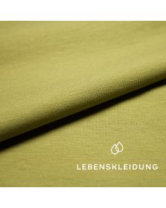 Organic Stretch Jersey fabric - Golden Hay