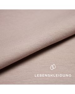 Organic Stretch Jersey fabric - Pink Clay