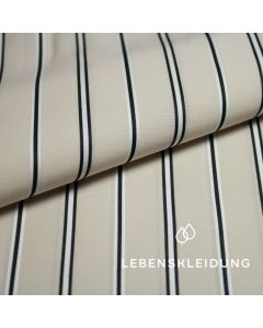 Lyocell Woven Striped  - Light Taupe
