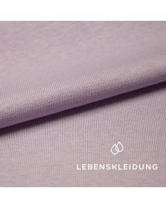 Bio Bündchen Stoff - Faded Lavender