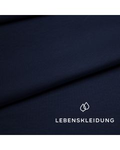 Organic Stretch Jersey fabric - Navy (light)