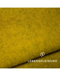 Tessuti organici elbwolle™ Vello di lana - Golden Yellow Marl