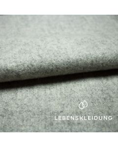 elbwolle™ wool loden Organic  - Grey marl / light