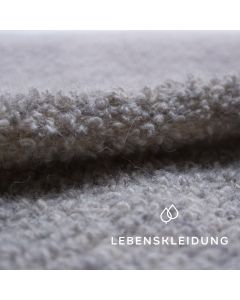 Tessuti organici elbwolle™ Wool Cotton Sweat - Grey Marl