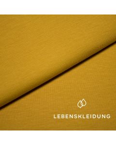 Bio Tissu Jersey élastique - Golden Yellow