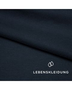 Organic Stretch Jersey fabric - Navy (dark)