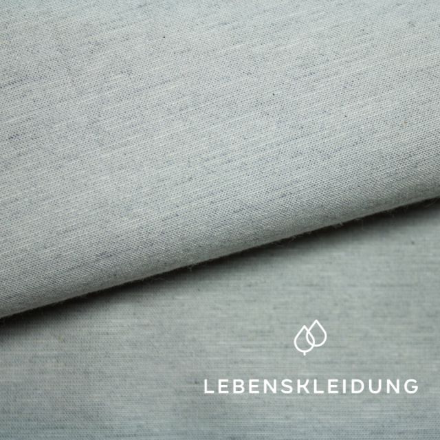 Cotton Melange Woven - Light Grey Marl