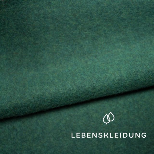 Organic Fleece fabric - Amazon Marl