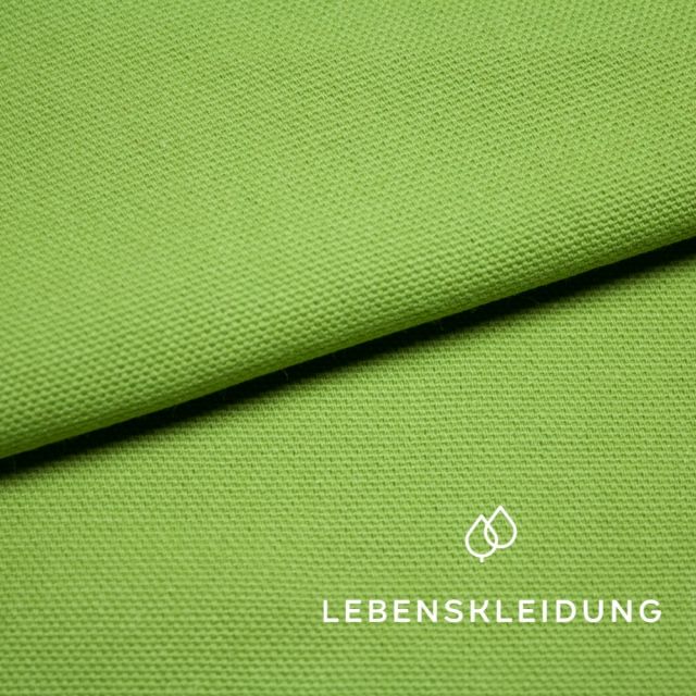 Tela orgánica Lienzo  - Verde Claro